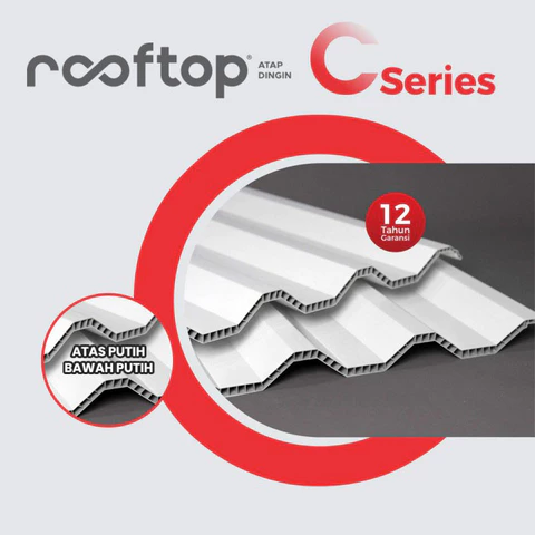Distributor Atap UPVC Rooftop Double Layer C Series Surabaya